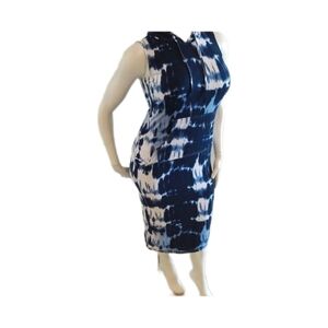 Bobbie Brooks Ladies Tie-Dye Hooded Sleeveless Midi Dress Size M